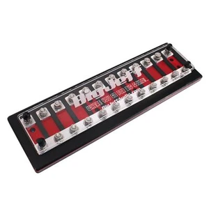 12 Spot Heavy Duty ANL Fuse Distribution Block w/ Acrylic Big Jeff Audio Cover - Picture 1 of 4