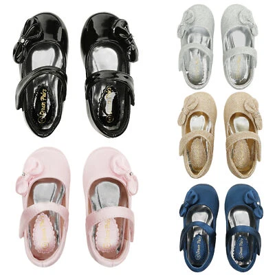 Kid Toddler Girls Flat Shoes Party Wedding Dress Shoes Mary Jane Shoes Size US - Image 1 of 4
