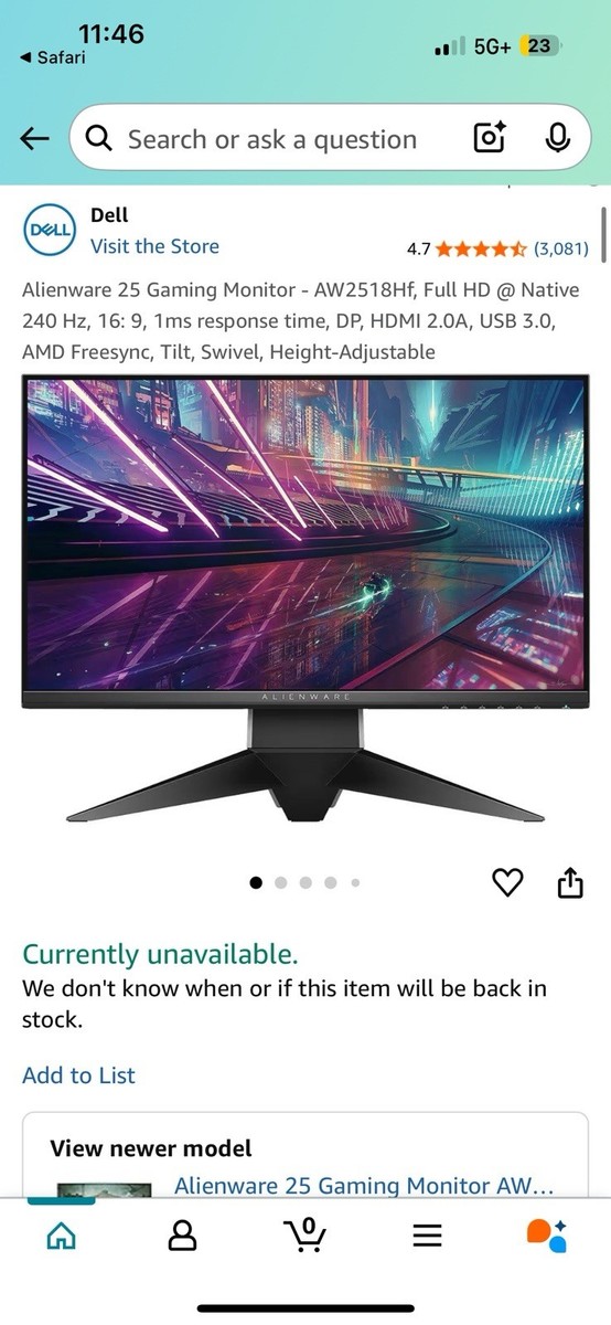 Alienware 25-27.9 Inch Computer Monitors for sale - eBay Alienware 25-27.9 Inch Computer Monitors for sale - eBay