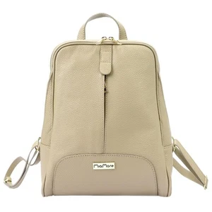 Handmade Italian leather backpack with zip pockets and adjustable straps. - Picture 1 of 6