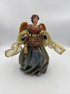 Kirkland Signature Decorative Angel 9" Tall Fabric Garments Excellent Condition - Picture 1 of 4