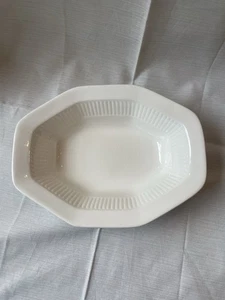 Wm Adam’s Real English Ironstone White Octagon Vegetable 9 3/4”x7 1/2” Bowl - Picture 1 of 7