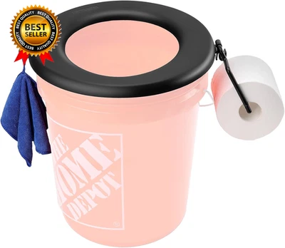 Bucket Toilet Seat, Portable Toilet Seat for 5 Gal Buckets Camping Toilet Seat - Image 1 of 4