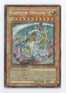 Rainbow Dragon CT04-EN005 Secret Rare Limited Edition Yugioh TCG Card LP - Picture 1 of 2