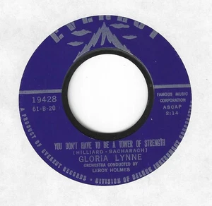 NORTHERN SOUL - GLORIA LYNNE ON EVEREST - "YOU DON'T ...TOWER OF STRENGTH"  VG++ - Bild 1 von 2