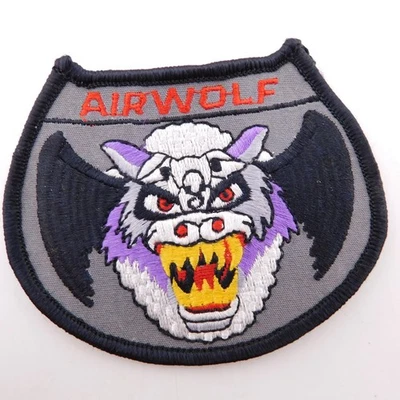Parche uniforme Airwolf logotipo programa de televisión años 80 bordado coser Foto 1 de 3