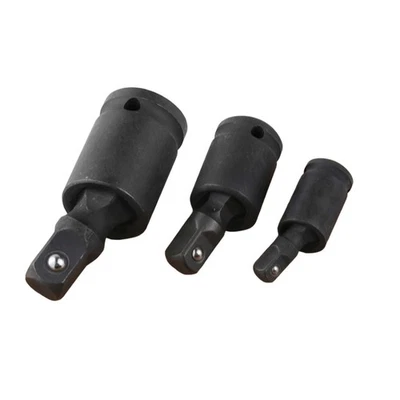 3PCS Impact Universal Joint Socket Swivel Set 1/4" 3/8" 1/2" Drive Sockets Tool - Image 1 of 4