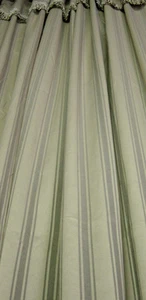 118' X 84' Gray Floral Window Curtains Drapes Chenille w/Valance, Sheer, Tassels - Picture 1 of 2