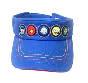Adjustable Peanuts Character Youth Visor Cap Hat 7" diam. fits 22" size head. - Picture 1 of 8
