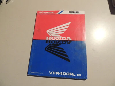 Workshop repair shop manual Honda VFR 400 R 1990-1991 Werkstatthandbuch - Bild 1 von 4