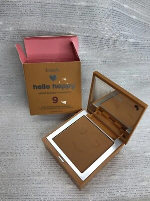 Benefit Cosmetics Hello Happy бархатная пудра-основа 9 новая в коробке полный размер - Изображение 1 из 4