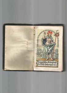 LIVRE DE CHANTS RELIGIEUX EN ALLEMAND PROTESTANT (GOTHIQUE) - Foto 1 di 2