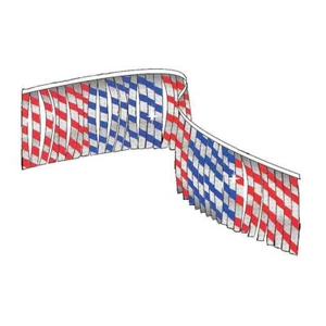 High-Quality Metallic Leaf Pennants String | 3/4" Wide | Weather-Resistant - Picture 1 of 2