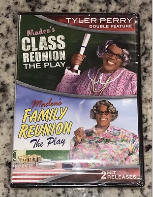 Tyler Perry's Double Feature Madea's Class Reunion-Family Reunion DVD New - Image 1 of 3