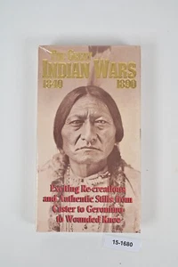 The Great Indian Wars 1840-1890 VHS Custer Geronimo Wounded Knee NEW SEALED - Picture 1 of 3