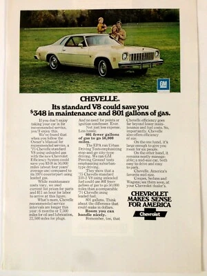 1975 Chevrolet Chevelle Print Ad - Image 1 of 2