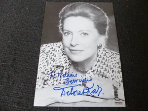 DEBORAH KERR signed Autogramm signiert auf 10x15 cm Autogrammkarte LOOK - Picture 1 of 1