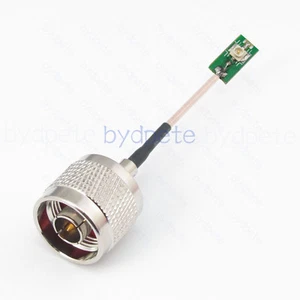 IPX IPX1 UFL U.FL Socket SMD on PCB to N male plug RF RG178 pigtail Coax Cable - Picture 1 of 6