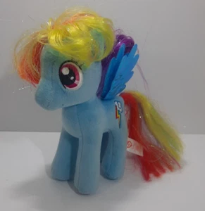 Ty Sparkle My Little Pony Rainbow Dash 7" Stuffed Plush Animal Horse Pegasus - Picture 1 of 7