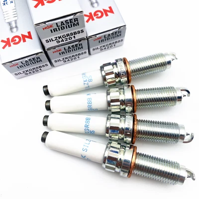 4x Bujía NGK SILZGR8B8S 94201 BMW F20/21 F30-F34 G30/31 X1 X3 MINI B48 - Imagen 1 de 4