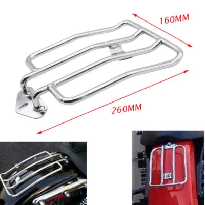 Motorcycle Solo Seat Rear Fender Luggage Rack for Honda Yamaha Kawasaki Suzuki - Image 1 of 4
