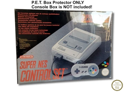 P.E.T. Plastic Console Box Protector for Nintendo SNES "Narrow" Console Box - Image 1 of 4