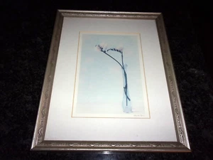 Andrea Braun Byrne Legacy Floral Print - Matted Frame - Flowers Vase - 16" x 13" - Picture 1 of 6