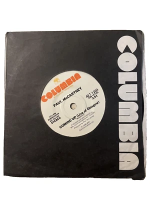 Paul McCartney "Coming Up" "Live" One-sided 45 single Columbia AE7 1204 - Image 1 of 3