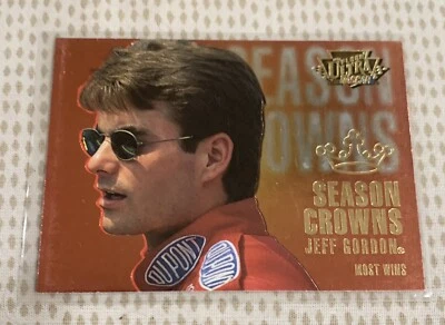 Jeff Gordon 1996 Fleer Ultra Season Crowns Most Wins #4 Of 15 - Image 1 of 4