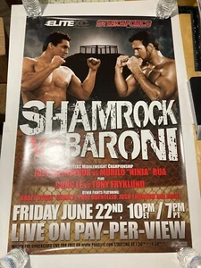 RARE ELITE XC FRANK SHAMROCK VS PHIL BARONI POSTER 24x36 INCH UFC CHAMPS 001 - Picture 1 of 1