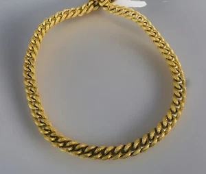 Vintage 30 inch gold Brush Anne Klein ecklace - Picture 1 of 6