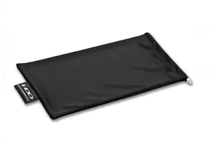 1x borsa in tessuto per pulizia occhiali da sole Oakley nera morbida con cordino morbido - Foto 1 di 2