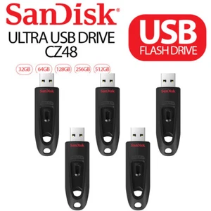 USB Flash Drive SanDisk Ultra CZ48 8G 16G 32GB 64GB 128GB 512G Memory Stick CZ50 - Picture 1 of 11