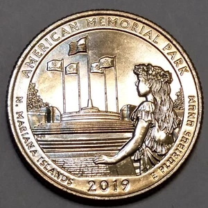 2019-D American Memorial Quarter (N. Mariana Islands) Gem Mint State PL ~... - Picture 1 of 4