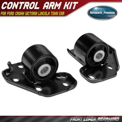 2x Front Lower Rearward Side Control Arm Bushing for Ford Crown Victoria Lincoln - Image 1 of 4