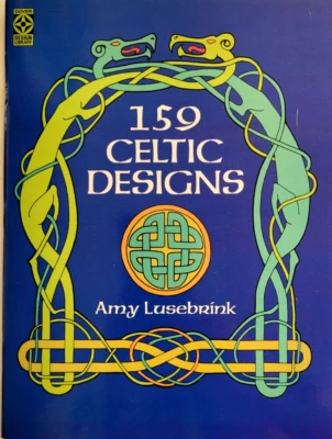 159 Celtic Designs, Amy L. Lusebrink, 1988, Dover reprint 1993, 0-486-27688-0 - Image 1 of 4