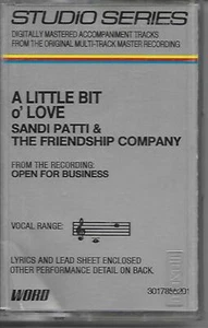 Studio Series A LITTLE BIT O' LOVE Sandi Patti & Friendship Company CASSETTE - Picture 1 of 2