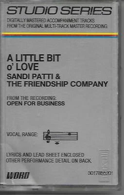 Studio Series A LITTLE BIT O' LOVE Sandi Patti & Friendship Company CASSETTE - Image 1 of 2