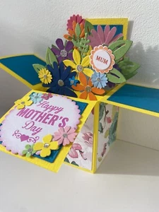 Mothers Day Pop Up Card In A Box. - Picture 1 of 8