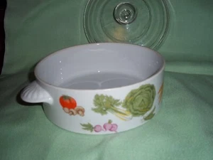 Vintage COUNTRY FAIR FINE Procelain ROUND DISH with Lid By SHAFFORD, VTG - Picture 1 of 3