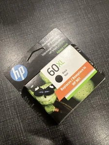 New HP 60XL Black Ink Cartridge Genuine Original OEM EXPIRATION: June 2026 - Picture 1 of 2