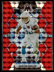 2023 Panini Mosaic Red Austin Ekeler Los Angeles Chargers - Picture 1 of 2