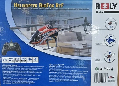 Reely 2472506-B, Reely Bigfox RC Hubschrauber RtF, 6 A.Gyro, geprüfte Retoure - Bild 1 von 3
