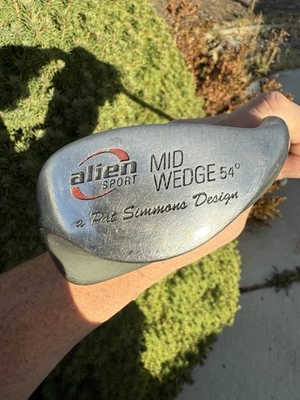 Alien Sport Mid Wedge 54° Pat Simmons Design Leyland Graphite Shaft RH 36” - Image 1 of 4