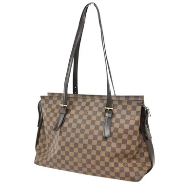 LOUIS VUITTON Chelsea Shoulder Tote Bag Damier Leather Brown N51119 16KB048 - Image 1 of 4