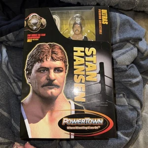 RARE STAN HANSEN WRESTLING FIGURE ULTRAS PREMIUM COLLECTION W/ CHAMPIONSHIP BELT - Picture 1 of 4