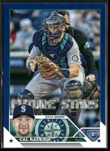 Cal Raleigh - 2023 Topps Royal Blue "Future Stars" #160 - Seattle Mariners - Picture 1 of 2