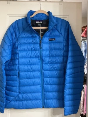 Jaqueta suéter Patagonia azul nova com etiquetas tamanho GG varejo $279. - Imagem 1 de 4