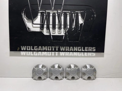 Jeep Wrangler Cherokee Silver Center Cap Wheel Hub 52059583AA SET OF 4 OEM CC 63 - Image 1 of 4