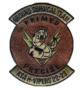 PATCH USAF ANG GROUND SURGICAL TEAM GST KSA H-VIPERS 22-23 PRIME PRECISE - Picture 1 of 1